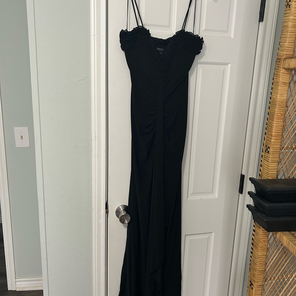 Onyx Black Maxi Dress